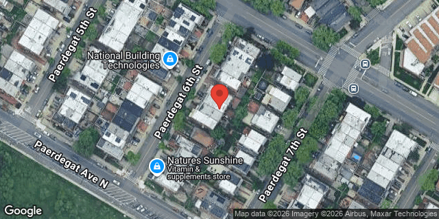 Aerial map of 28 PAERDEGAT 6 STREET, Brooklyn