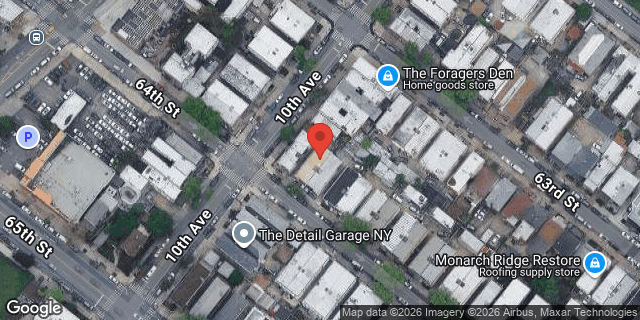 Aerial map of 1005 64 STREET, Brooklyn