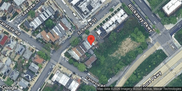 Aerial map of 9516 SCHENCK STREET, Brooklyn