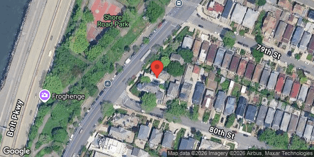 Aerial map of 7925 SHORE ROAD, Brooklyn