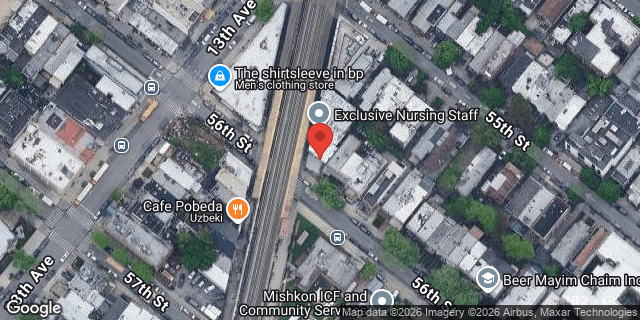 Aerial map of 5521 NEW UTRECHT AVENUE, Brooklyn
