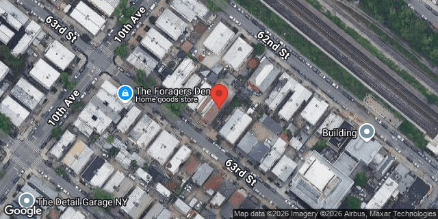 Aerial map of 1029 63 STREET, Brooklyn