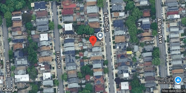 Aerial map of 998 EAST 40 STREET, Brooklyn