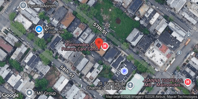 Aerial map of 1246 57 STREET, Brooklyn