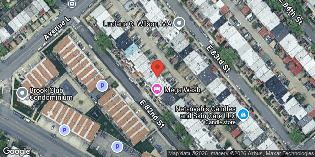 Aerial map of 1231 EAST 82 STREET, Brooklyn