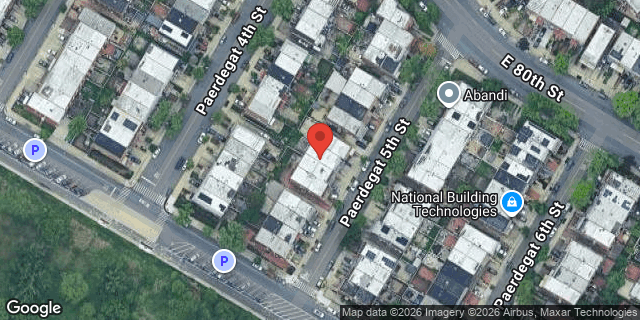 Aerial map of 21 PAERDEGAT 5 STREET, Brooklyn