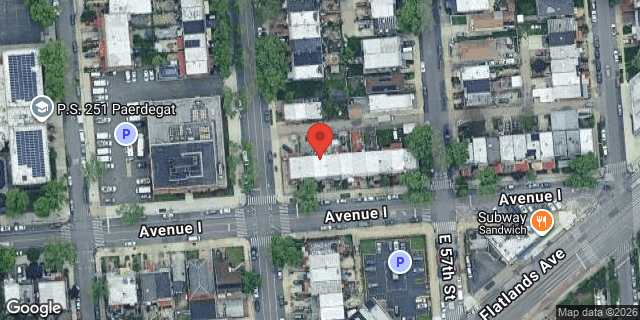 Aerial map of 5607 AVENUE I, Brooklyn