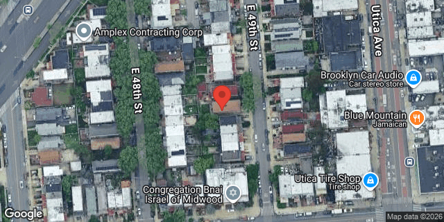 Aerial map of 1234 EAST 49 STREET, Brooklyn
