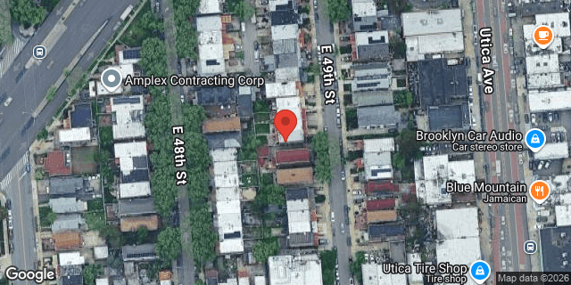 Aerial map of 1224 EAST 49 STREET, Brooklyn