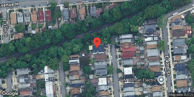 Aerial map of 1040 EAST 39 STREET, Brooklyn