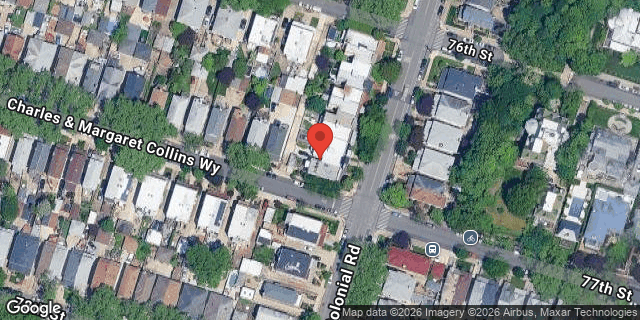 Aerial map of 7624 COLONIAL ROAD, Brooklyn