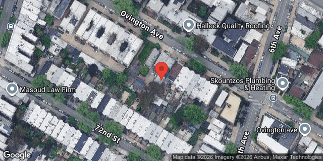 Aerial map of 560 OVINGTON AVENUE, Brooklyn