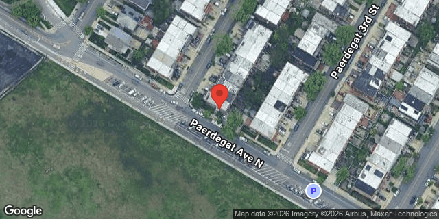 Aerial map of 2 PAERDEGAT 2 STREET, Brooklyn