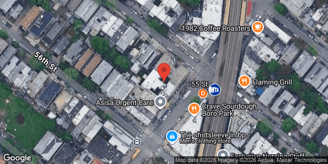 Aerial map of 5510 13 AVENUE, Brooklyn
