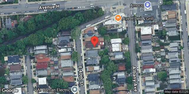 Aerial map of 967 EAST 40 STREET, Brooklyn
