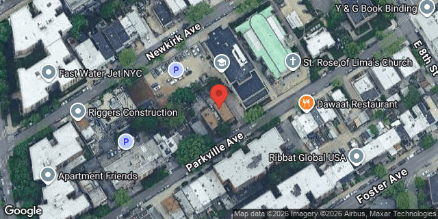 Aerial map of 255 PARKVILLE AVENUE, Brooklyn