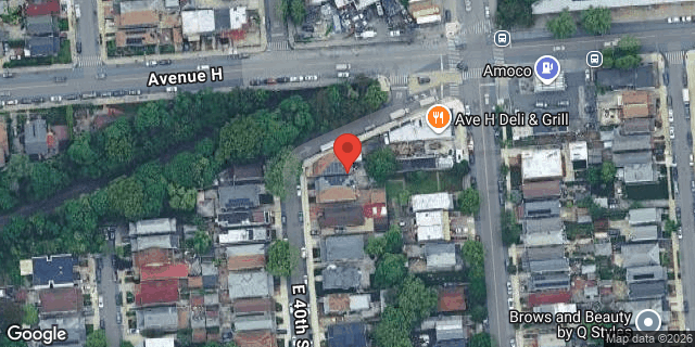 Aerial map of 957 EAST 40 STREET, Brooklyn