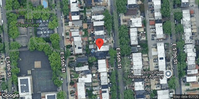 Aerial map of 986 EAST 56 STREET, Brooklyn