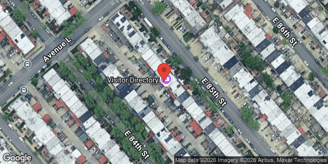 Aerial map of 1230 EAST 85 STREET, Brooklyn
