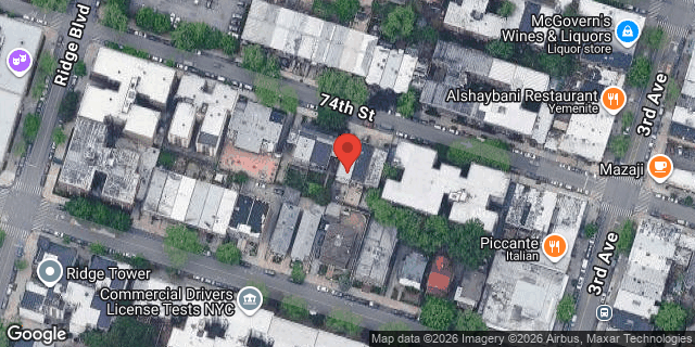 Aerial map of 246 74 STREET, Brooklyn