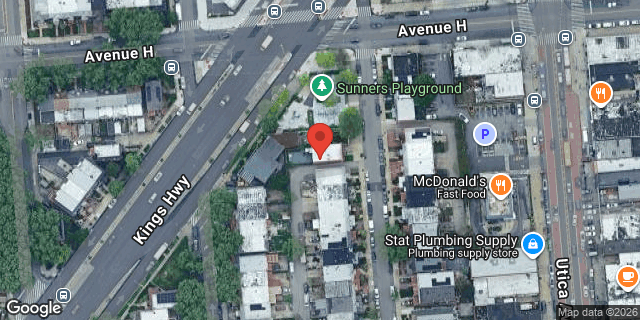 Aerial map of 1182 EAST 49 STREET, Brooklyn