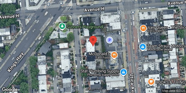 Aerial map of 1181 EAST 49 STREET, Brooklyn