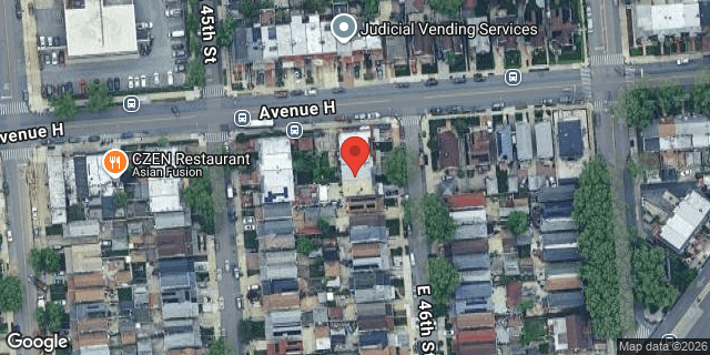 Aerial map of 1172 EAST 46 STREET, Brooklyn