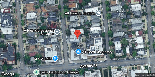 Aerial map of 977 EAST 34TH STREET, Brooklyn