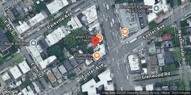 Aerial map of 1030 CONEY ISLAND AVENUE, Brooklyn