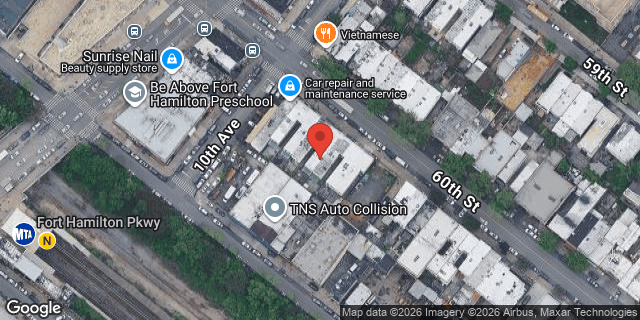 Aerial map of 1012 60 STREET, Brooklyn