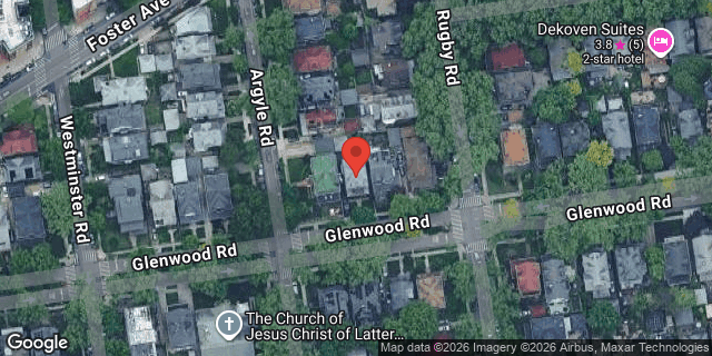 Aerial map of 1311 GLENWOOD ROAD, Brooklyn