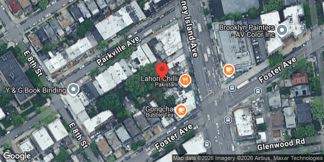Aerial map of 1020 CONEY ISLAND AVENUE, Brooklyn