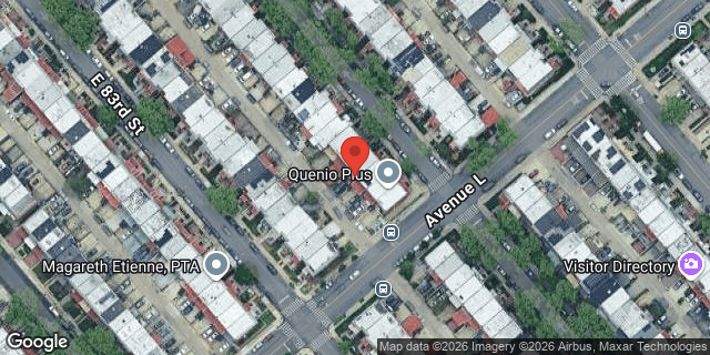 Aerial map of 1176 EAST 84 STREET, Brooklyn