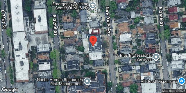Aerial map of 1644 NEW YORK AVENUE, Brooklyn