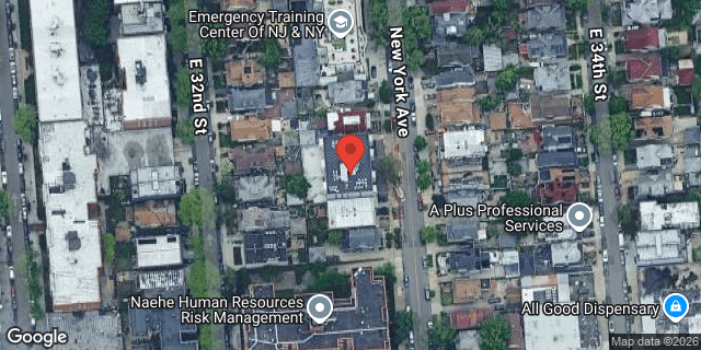 Aerial map of 1644 NEW YORK AVENUE, Brooklyn