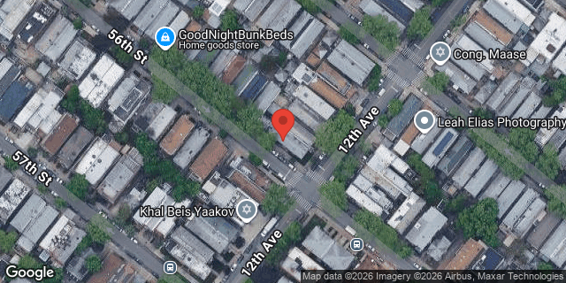 Aerial map of 5524 12 AVENUE, Brooklyn