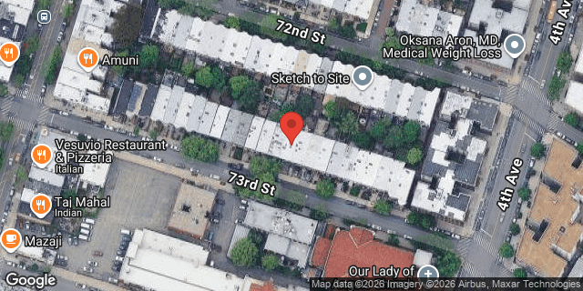 Aerial map of 343 73 STREET, Brooklyn