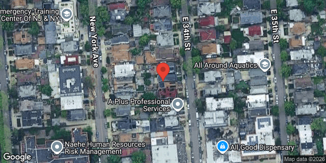 Aerial map of 964 EAST 34 STREET, Brooklyn