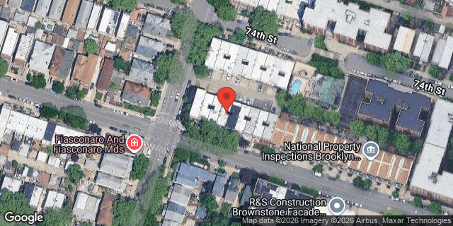 Aerial map of 107 BAY RIDGE PARKWAY, Brooklyn