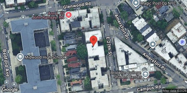 Aerial map of 712 EAST 27 STREET, Brooklyn