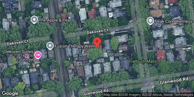 Aerial map of 60 DEKOVEN COURT, Brooklyn
