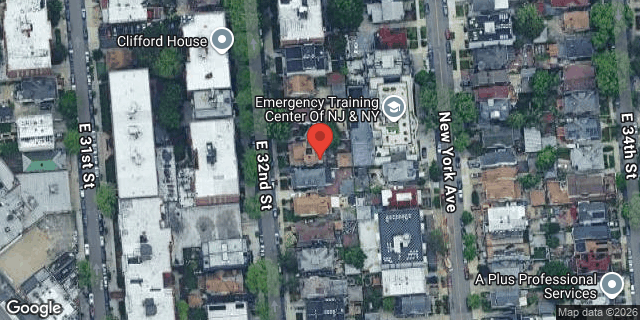 Aerial map of 745 EAST 32 STREET, Brooklyn