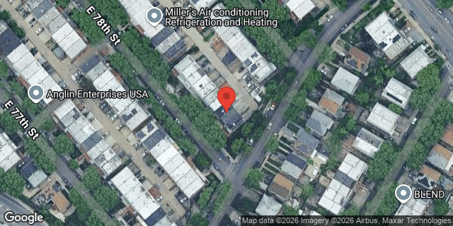 Aerial map of 993 EAST 78 STREET, Brooklyn