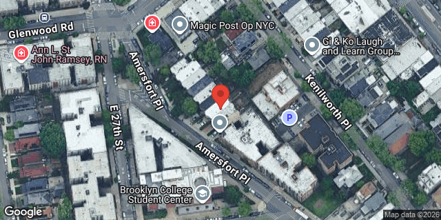 Aerial map of 123 AMERSFORT PLACE, Brooklyn