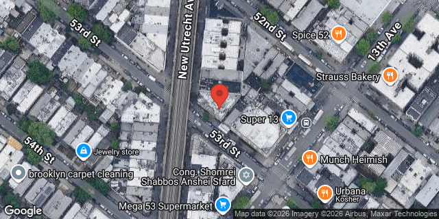 Aerial map of 5231 NEW UTRECHT AVENUE, Brooklyn
