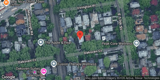 Aerial map of 51 DEKOVEN COURT, Brooklyn