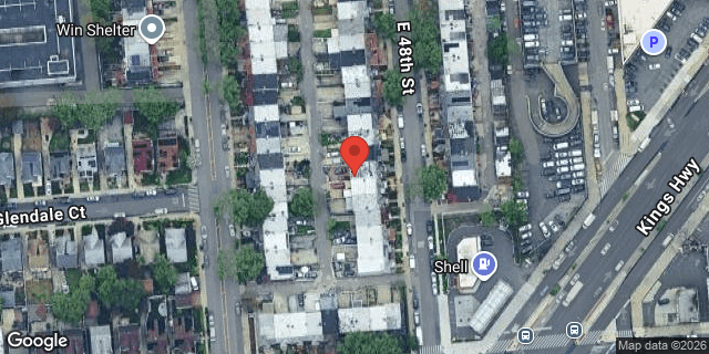 Aerial map of 1134 EAST 48 STREET, Brooklyn