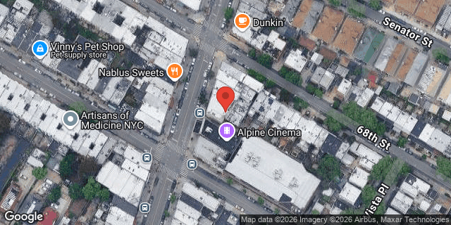 Aerial map of 6809 5 AVENUE, Brooklyn