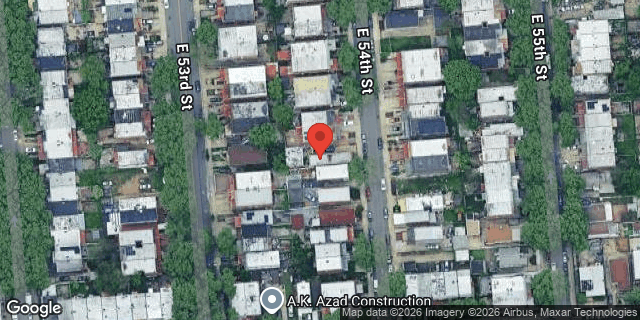 Aerial map of 994 EAST 54 STREET, Brooklyn