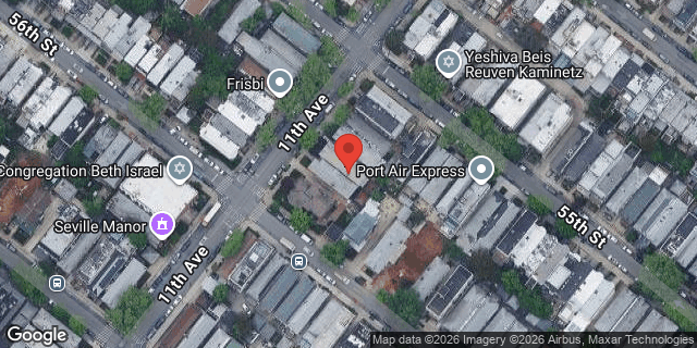 Aerial map of 5511 11 AVENUE, Brooklyn